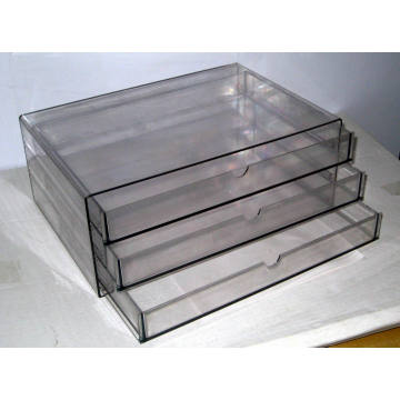 BJ-5951 Kunststoff Transparent 3 Schicht Aktenschrank